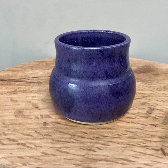 🔵 Beautiful Handmade Ceramic Piece in Deep Blue Colors by “LR” - Many Uses - Picture 5 of 11